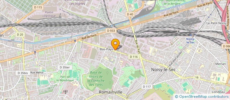 localisation de l'entreprise SARL COFIGEST à ROMAINVILLE