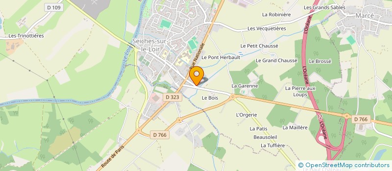 localisation de l'entreprise SARL COFIMECA à SEICHES-SUR-LE-LOIR