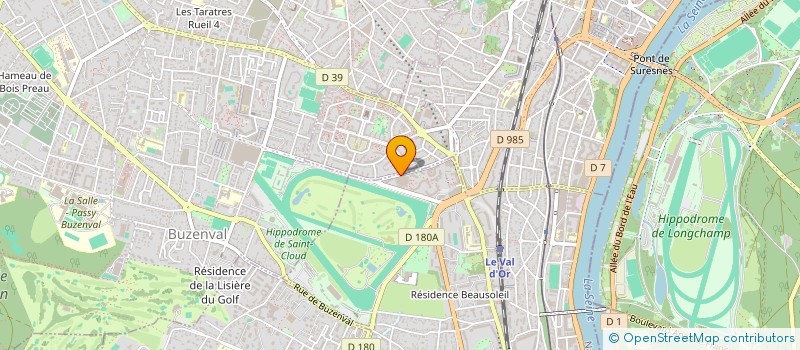 localisation de l'entreprise SARL COGES 2000 à SAINT-CLOUD