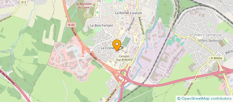 localisation de l'entreprise SARL COGEST N.A à CHARLEVILLE-MEZIERES