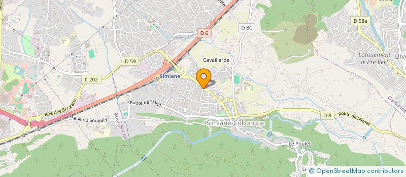 localisation de l'entreprise SARL COGIFOX  SIMIANE-COLLONGUE