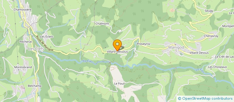localisation de l'entreprise SARL COHENDET ET FILS à MANIGOD