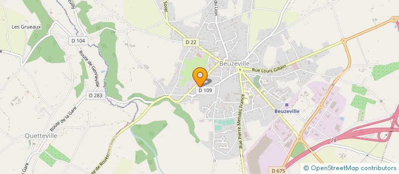 localisation de l'entreprise SARL COHIBAR à BEUZEVILLE