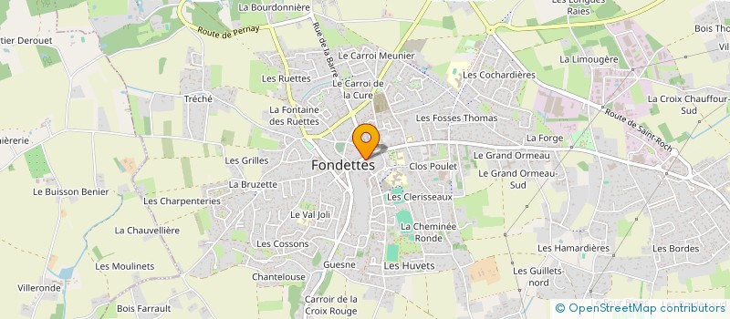localisation de l'entreprise SARL COIF'STYL à FONDETTES
