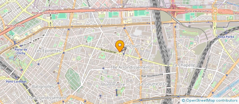 localisation de l'entreprise SARL COIFF CENTER 18  PARIS