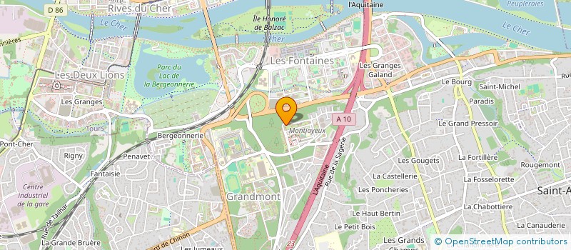 localisation de l'entreprise SARL COIFF FORM à TOURS