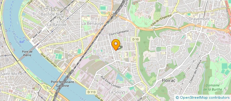 localisation de l'entreprise SARL COIFFURE 2000  FLOIRAC