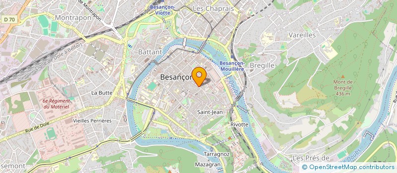 localisation de l'entreprise SARL COIFFURE 83 à BESANCON