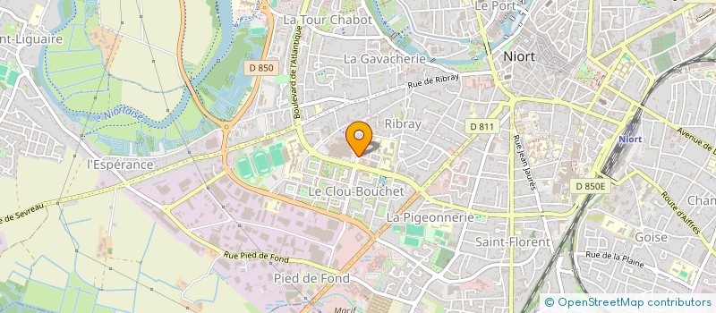 localisation de l'entreprise SARL COIFFURE TIF TOUF à NIORT