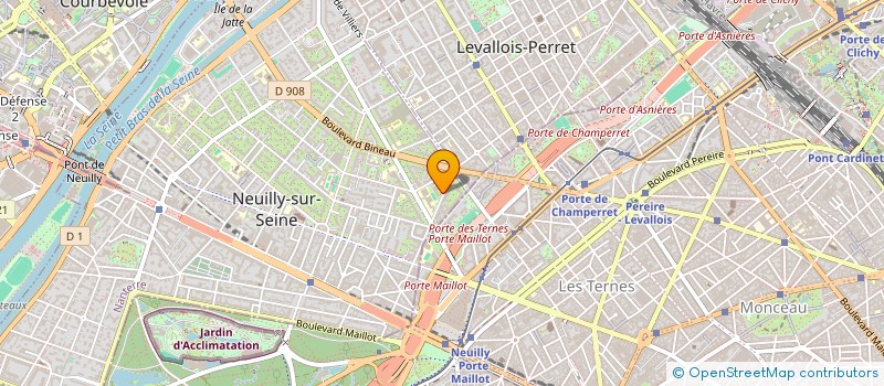 localisation de l'entreprise SARL  COINCIDENCE à NEUILLY-SUR-SEINE