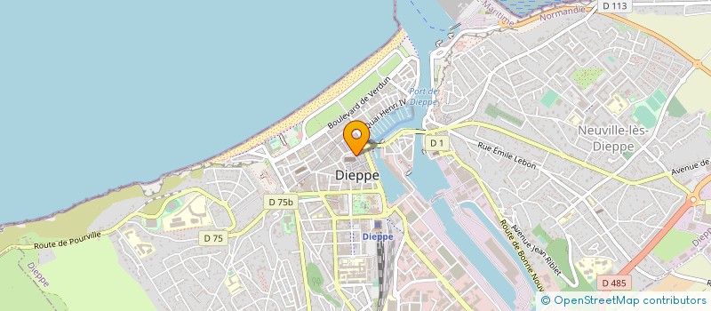 localisation de l'entreprise SARL COLAS à DIEPPE