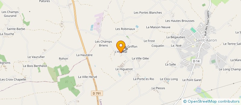 localisation de l'entreprise SARL COLAS-PHILIPPE  LAMBALLE-ARMOR