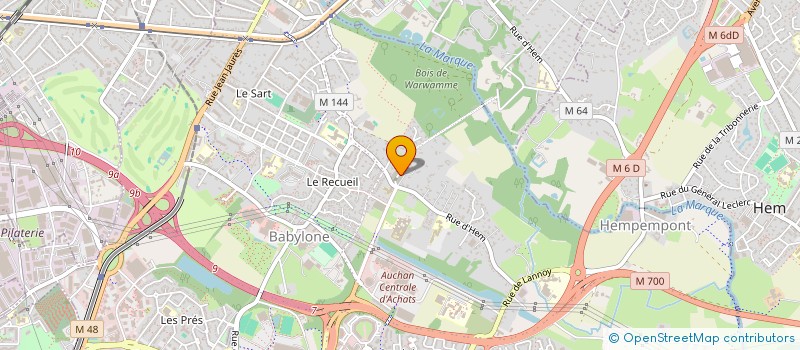 localisation de l'entreprise SARL COLBERT à VILLENEUVE-D'ASCQ
