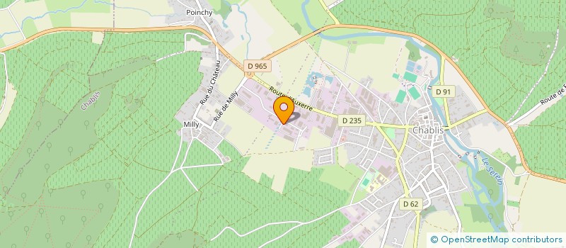 localisation de l'entreprise SARL COLIN MARC SOCIETE D EXPLOITATION à CHABLIS