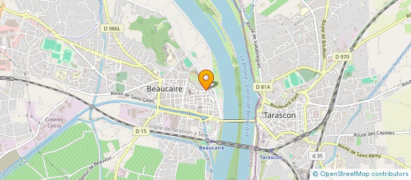 localisation de l'entreprise SARL COLIN TAMPON à BEAUCAIRE