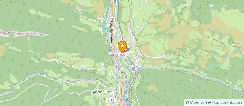 localisation de l'entreprise SARL COLLAVINI HABITAT  SARRANCOLIN