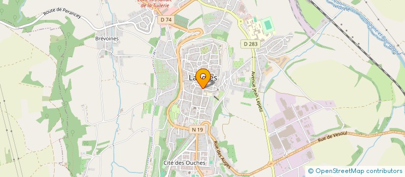 localisation de l'entreprise SARL COLLIN PERE ET FILS à LANGRES