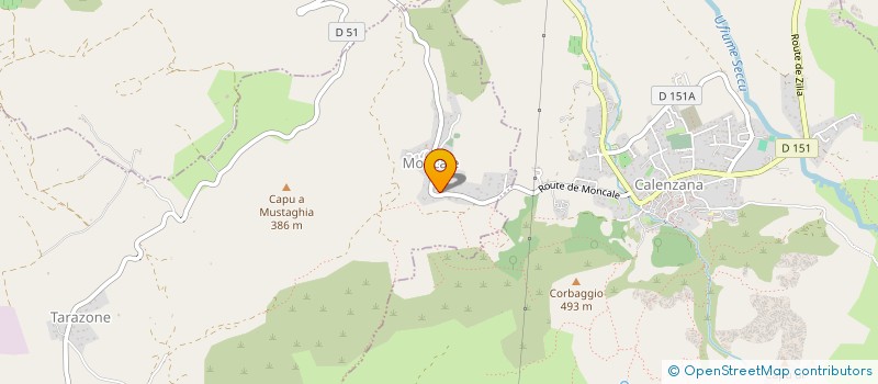 localisation de l'entreprise SARL COLOMBANI LA VOUTE à MONCALE