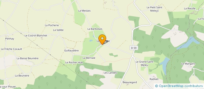 localisation de l'entreprise SARL COLOMBEL  PLENEE-JUGON