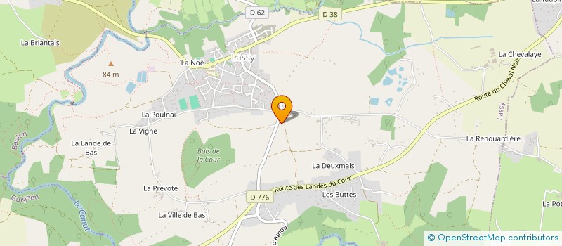 localisation de l'entreprise SARL COLOMBEL COUVERTURE  LASSY