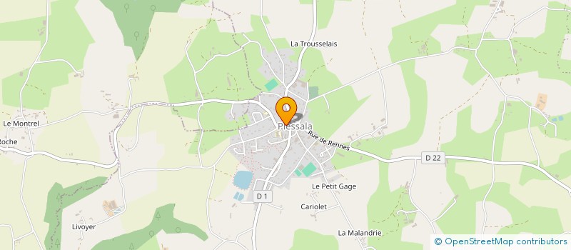 localisation de l'entreprise SARL COLOMBEL JEAN LUC à LE MENE