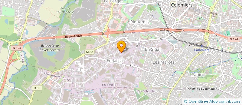 localisation de l'entreprise SARL COLOMIERS BETON à COLOMIERS