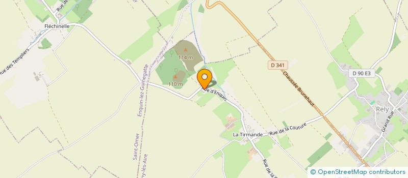 localisation de l'entreprise SARL COLOMINA PERE ET FILS  LIGNY-LES-AIRE