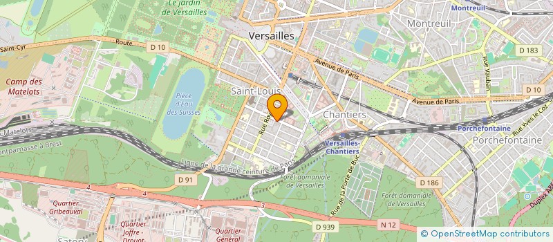 localisation de l'entreprise SARL COLOPHON à VERSAILLES