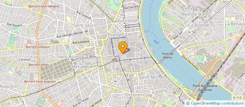 localisation de l'entreprise SARL COLORINE à BORDEAUX