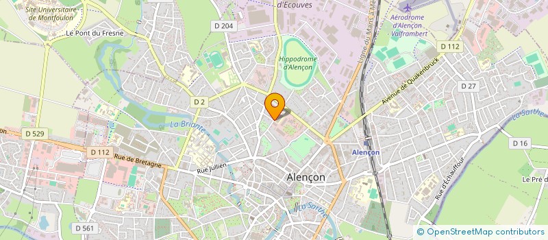 localisation de l'entreprise SARL COM'2M à ALENCON