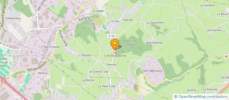 localisation de l'entreprise SARL COM'EDI  SAINT-JEAN-BONNEFONDS