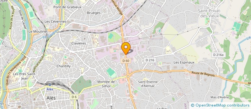 localisation de l'entreprise SARL COM'IMPACT EDITION  ALES