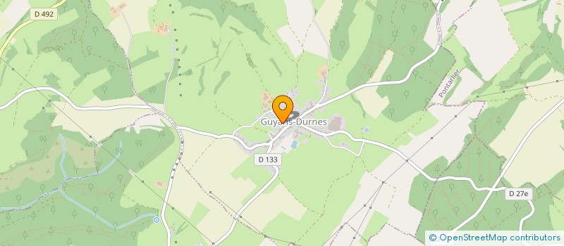 localisation de l'entreprise SARL COMATEC  GUYANS-DURNES