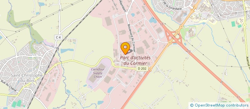 localisation de l'entreprise SARL COMATIN ET ASSOCIES à CHOLET