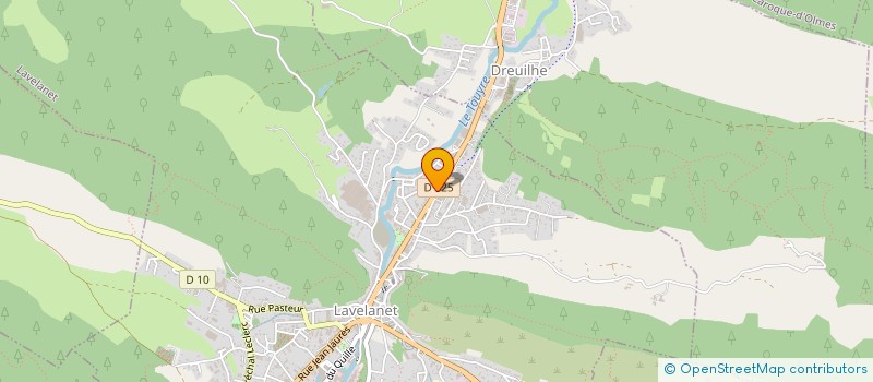 localisation de l'entreprise SARL COMBES TECHIQUE AUTO à LAVELANET
