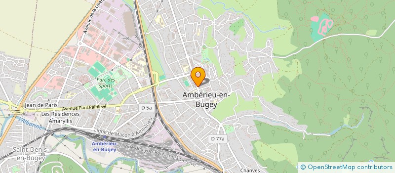 localisation de l'entreprise SARL COMCS à AMBERIEU-EN-BUGEY