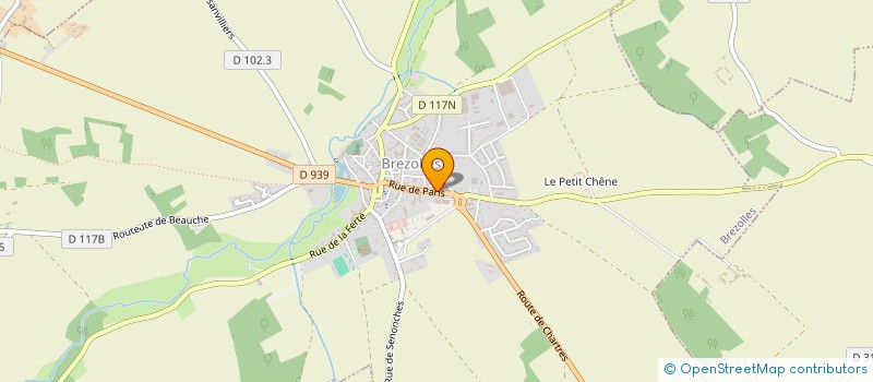 localisation de l'entreprise SARL COME à BREZOLLES