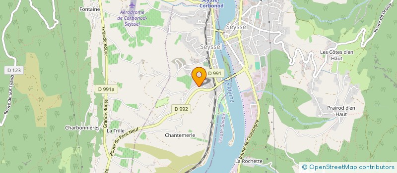 localisation de l'entreprise SARL COMESTAZ à SEYSSEL