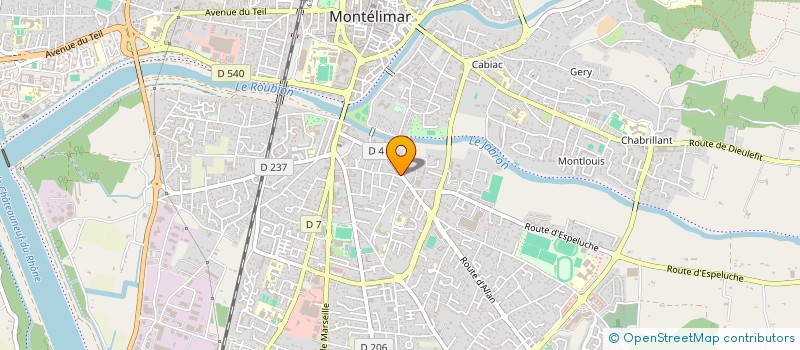 localisation de l'entreprise SARL COMILEVEUX à MONTELIMAR