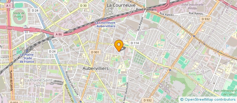 localisation de l'entreprise SARL COMINES à AUBERVILLIERS