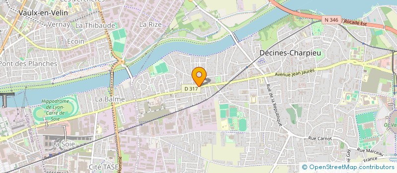 localisation de l'entreprise SARL COMME A LA MAISON  DECINES-CHARPIEU