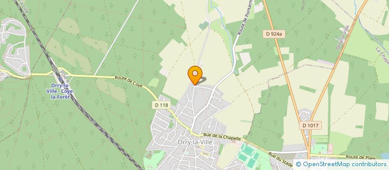 localisation de l'entreprise SARL COMMELLES à ORRY-LA-VILLE