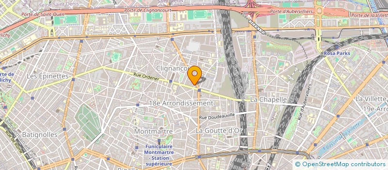 localisation de l'entreprise SARL COMMERCE ET DELICES  PARIS