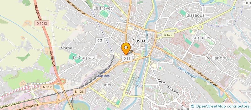 localisation de l'entreprise SARL COMMERCE ET SERVICES  CASTRES