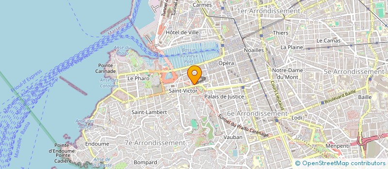 localisation de l'entreprise SARL COMMUNICA TEL à MARSEILLE