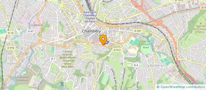 localisation de l'entreprise SARL COMP'ACT à CHAMBERY