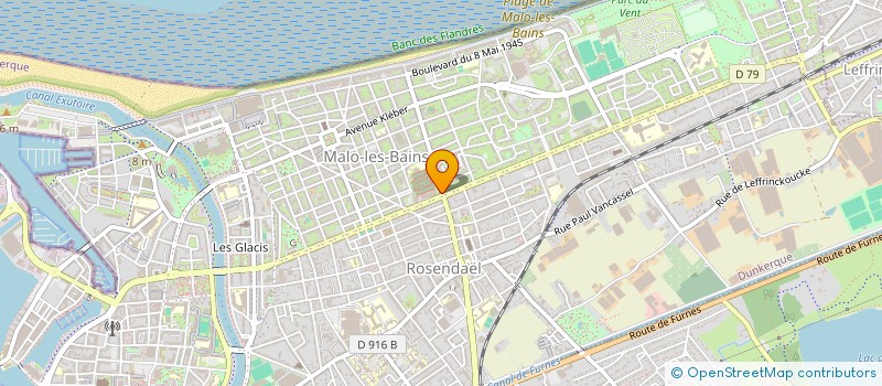 localisation de l'entreprise SARL COMPAC  DUNKERQUE