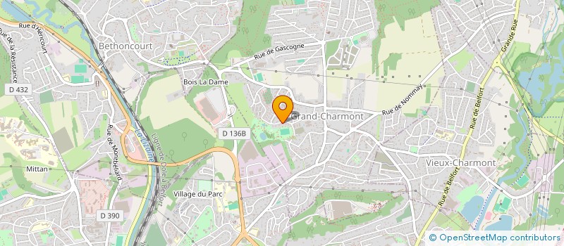 localisation de l'entreprise SARL COMPACTEUR PRESSE MAINTENANCE 25  GRAND-CHARMONT