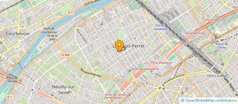 localisation de l'entreprise SARL COMPAGNIE DE CREATION à LEVALLOIS-PERRET