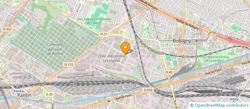 localisation de l'entreprise SARL COMPAGNIE DES ENERGIES à BOBIGNY